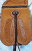 Feather Design Pommel Bag